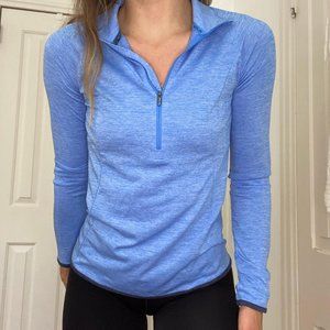 Light Blue Periwinkle Brand New Under Armour Run dri fit quarter-zip